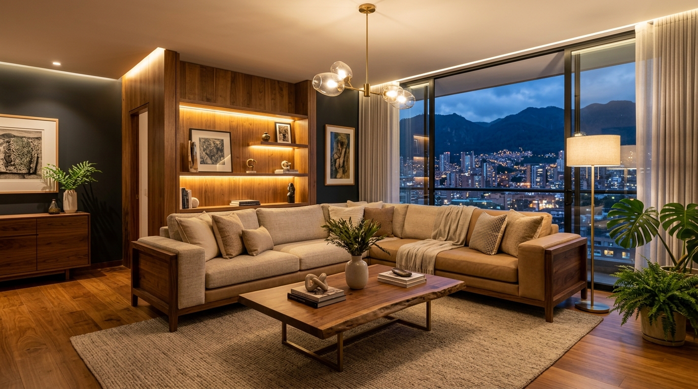 Sala de lujo de Muebles Bogotá Estrella en Calle 12